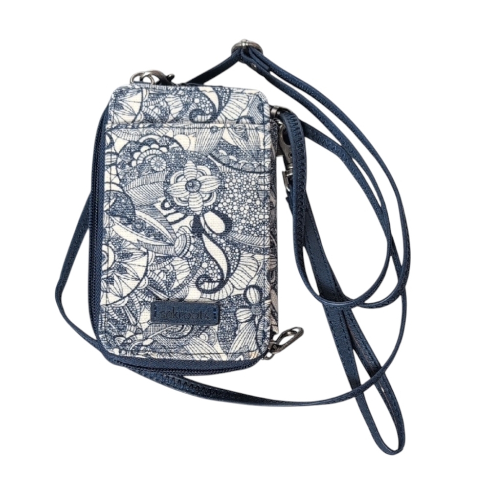 Sakroots Small Phone Crossbody Bag Cobalt Spirit Desert